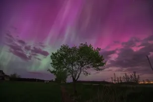 Once-in-a-lifetime northern lights dance across North American skies