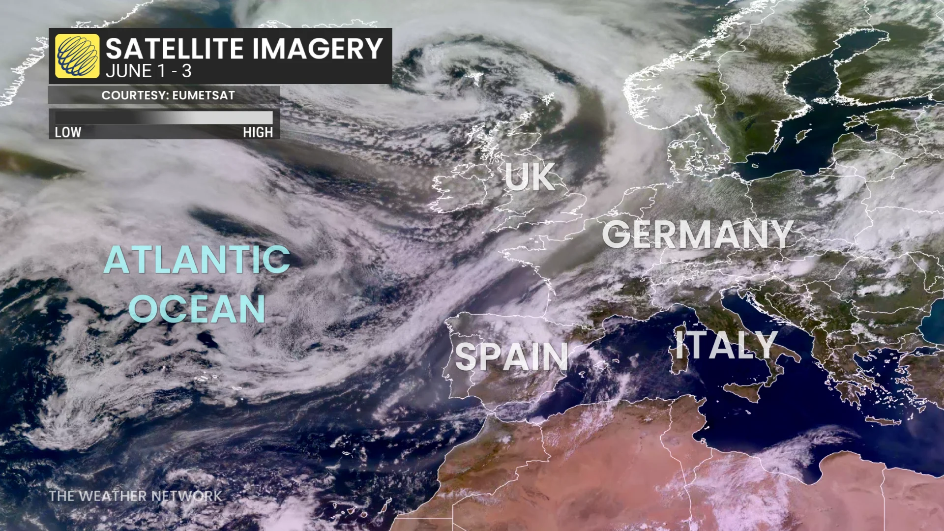 June 1-3 satellite imagery/European Organisation for the Exploitation of Meteorological Satellites (EUMETSAT