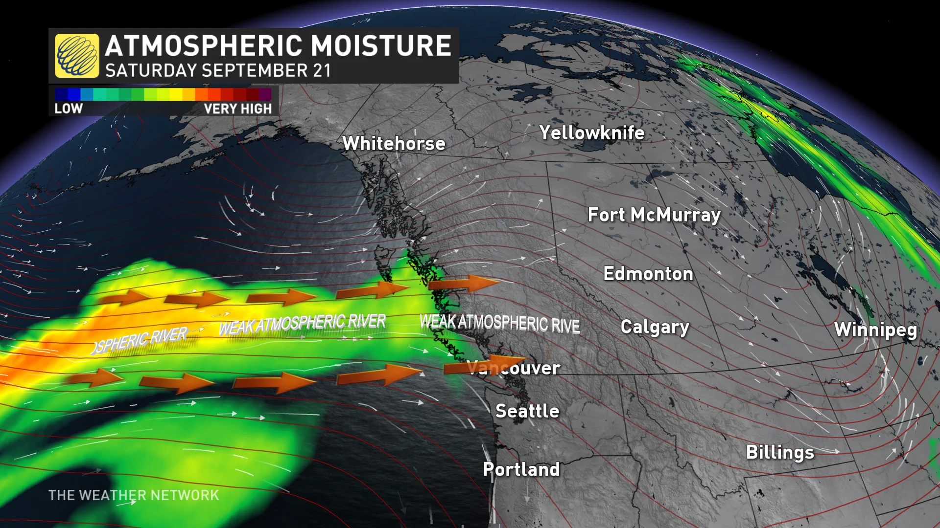  Baron - BC atmospheric moisture Saturday - Sept21