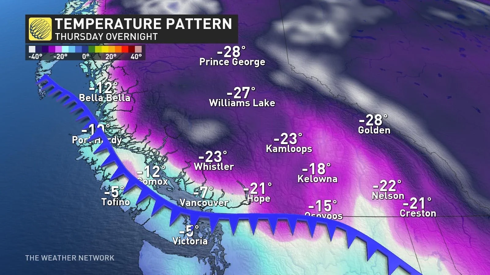 Winter returns with a rare El Niño chill coming to B.C. The Weather