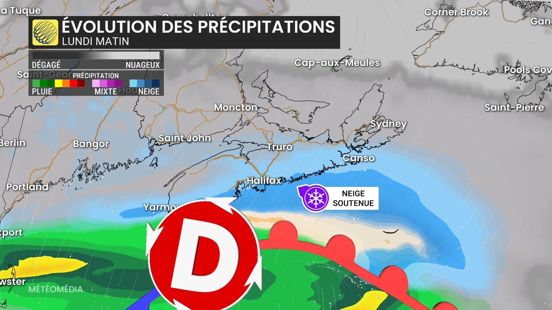 Jusqu'à 40 cm de neige dans les maritimes