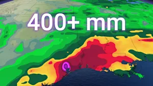 Jusqu'à 400 mm de pluie : des répercussions importantes dans cette région. Détails ici. 