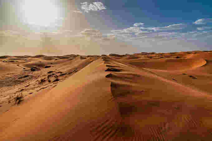  Sand desert landscape/Getty Images