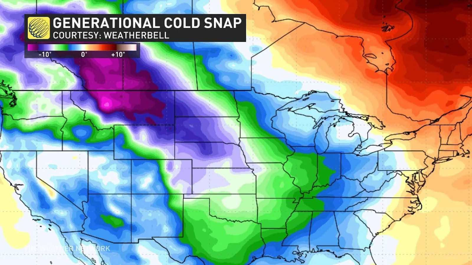 January 2024 Cold Snap Temp Anomalies