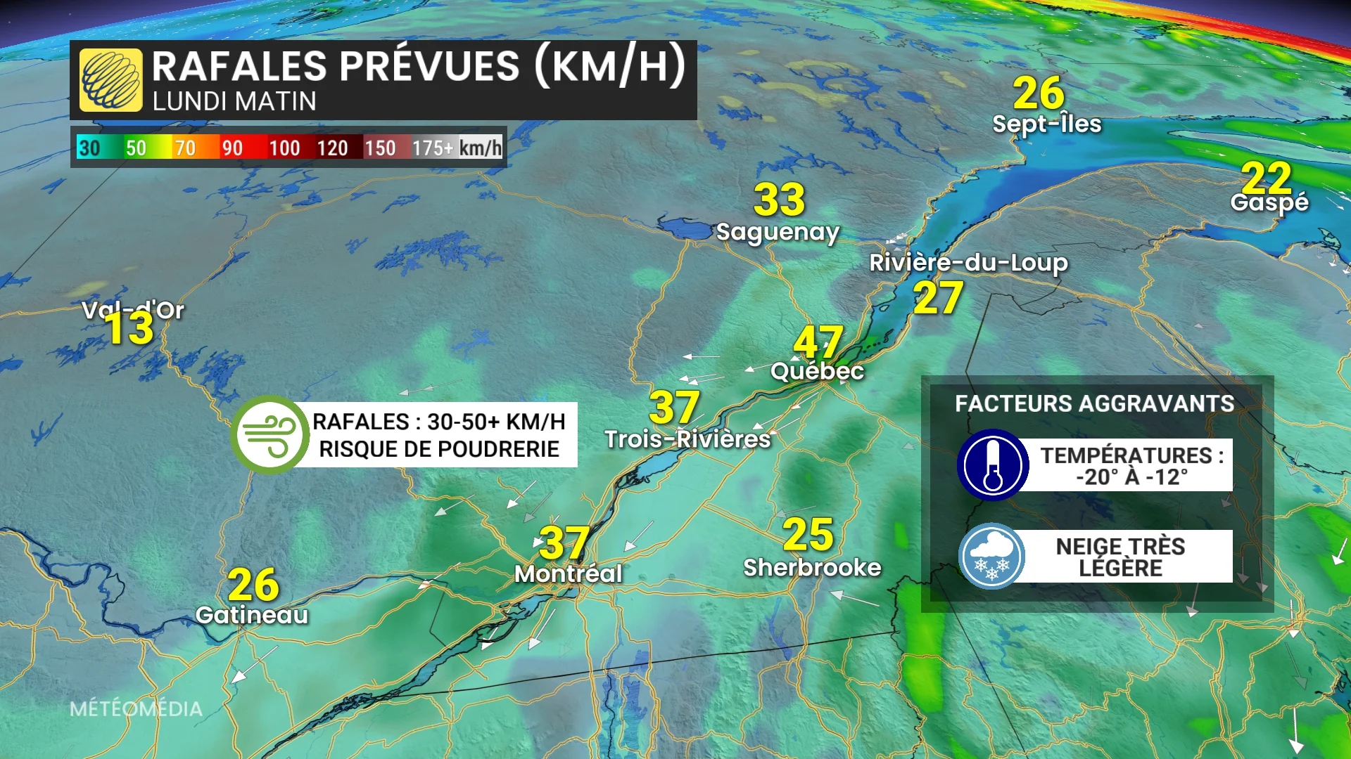 20 cm de neige