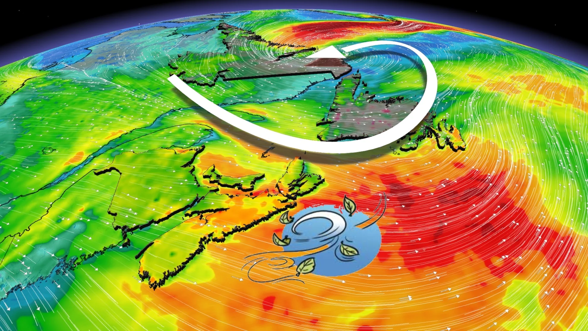 Strong winds set to whip into Atlantic Canada, but don't blame Hurricane Milton