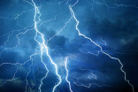 Deadly lightning bolt strikes motorist, shatters helmet