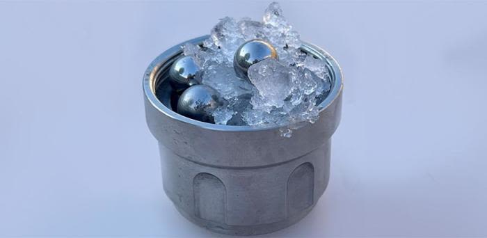 Ice Form Lab New form of ice with similarities to liquid water discovered - The ...