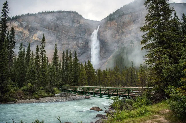 Explore Takakkaw Falls, one of Canada's highest waterfalls
