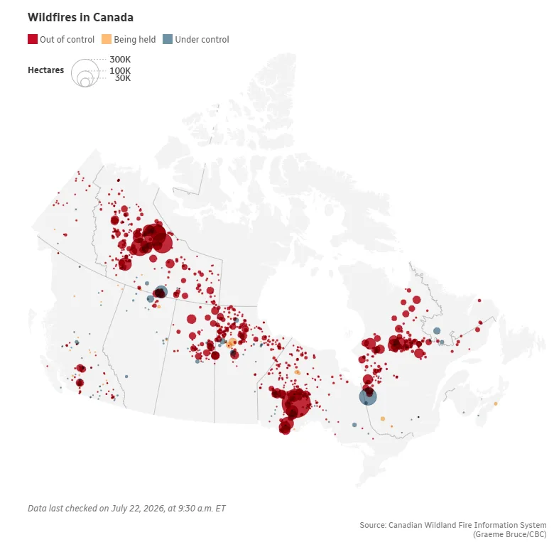 CBC - Wildfires in Canada - Graeme Bruce