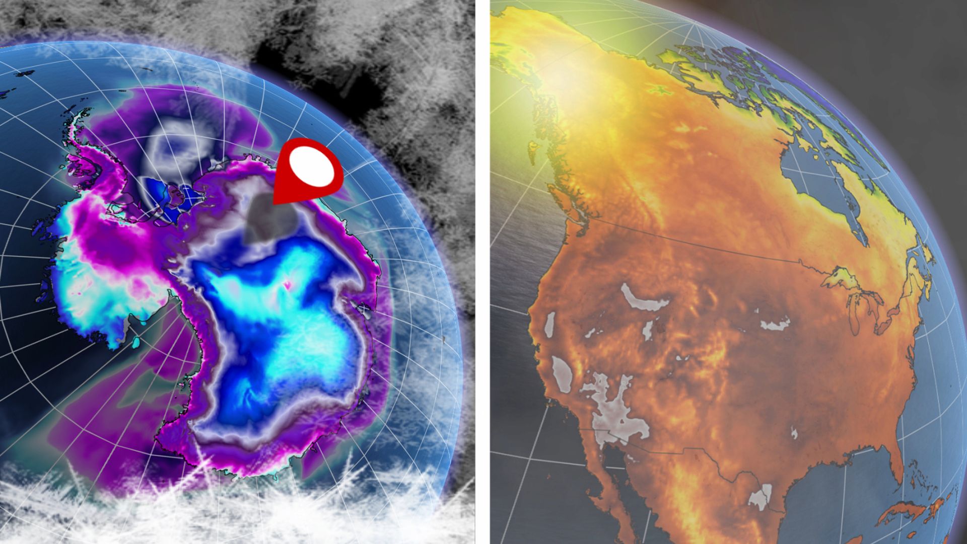 Photo: theweathernetwork.com 136°C difference: Amid extreme heat, Earth records its coldest temperature