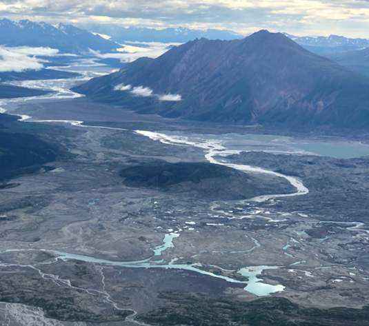 River piracy, dust storms occurring in the Yukon as the climate warms