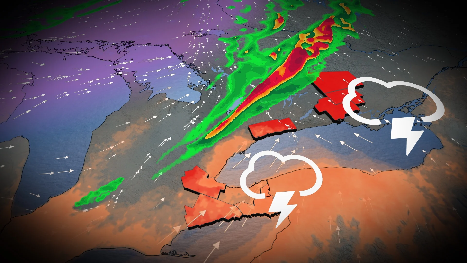 Rare October severe storm threat building for Sunday across Ontario