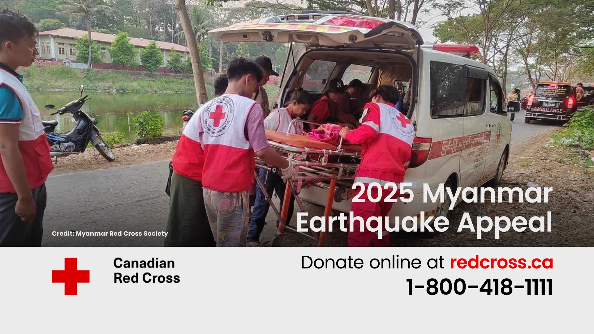 Red Cross - Myanmar: Earthquake appeal 2025
