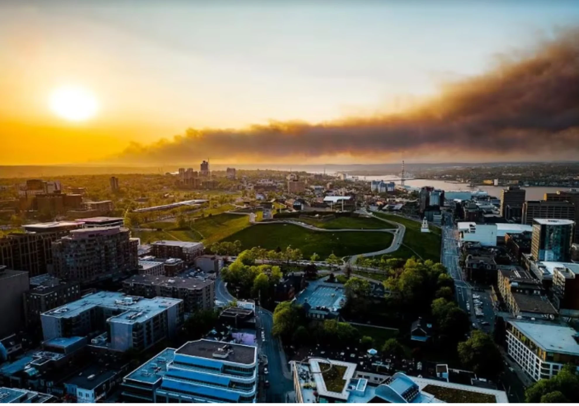 CBC - Tantallon fire - Colin Sandeman Allen