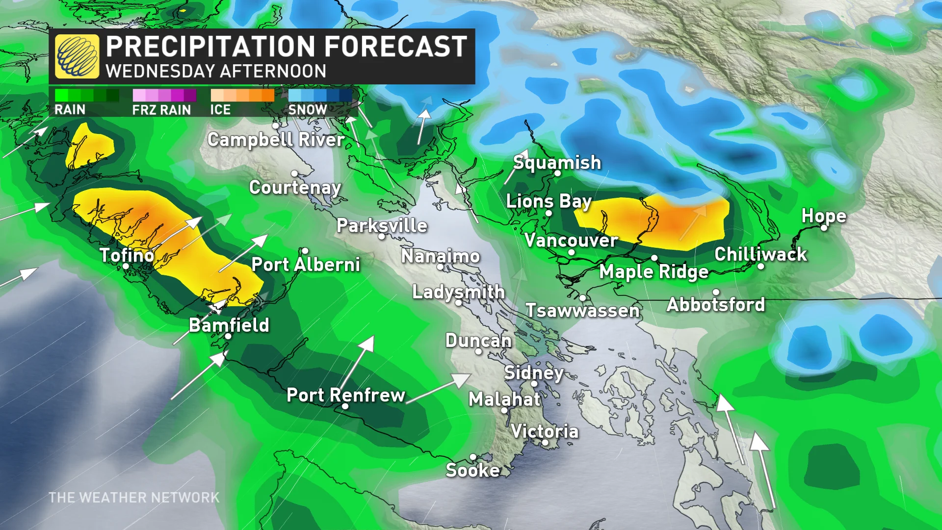 More heavy rain, winds prompt alerts in B.C., risk of flooding and ...