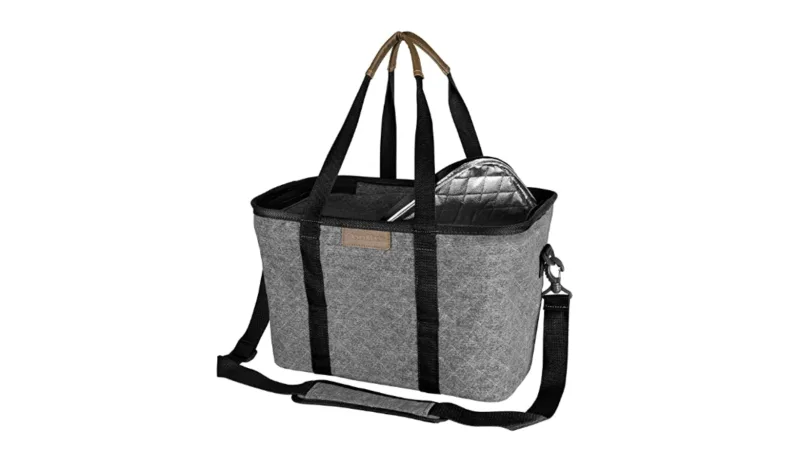 Amazon, insulated market basket, CANVA, farmers' market essentials