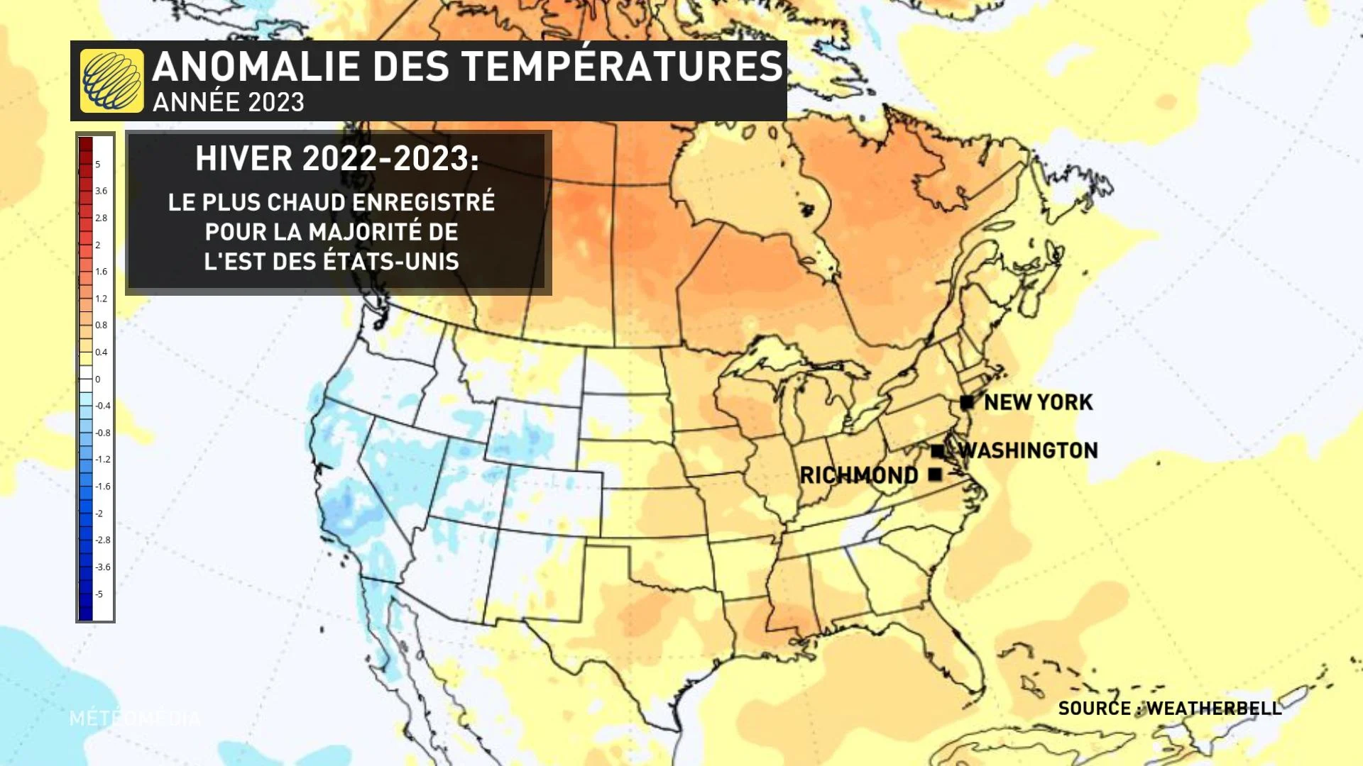 ANOMALIE CHAUDE 2023