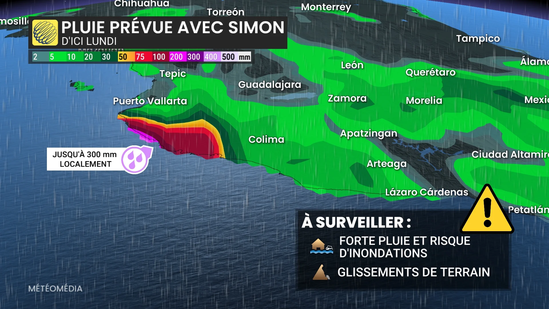 L'ouragan Simon modifie sa trajectoire : ce que ça change pour la suite