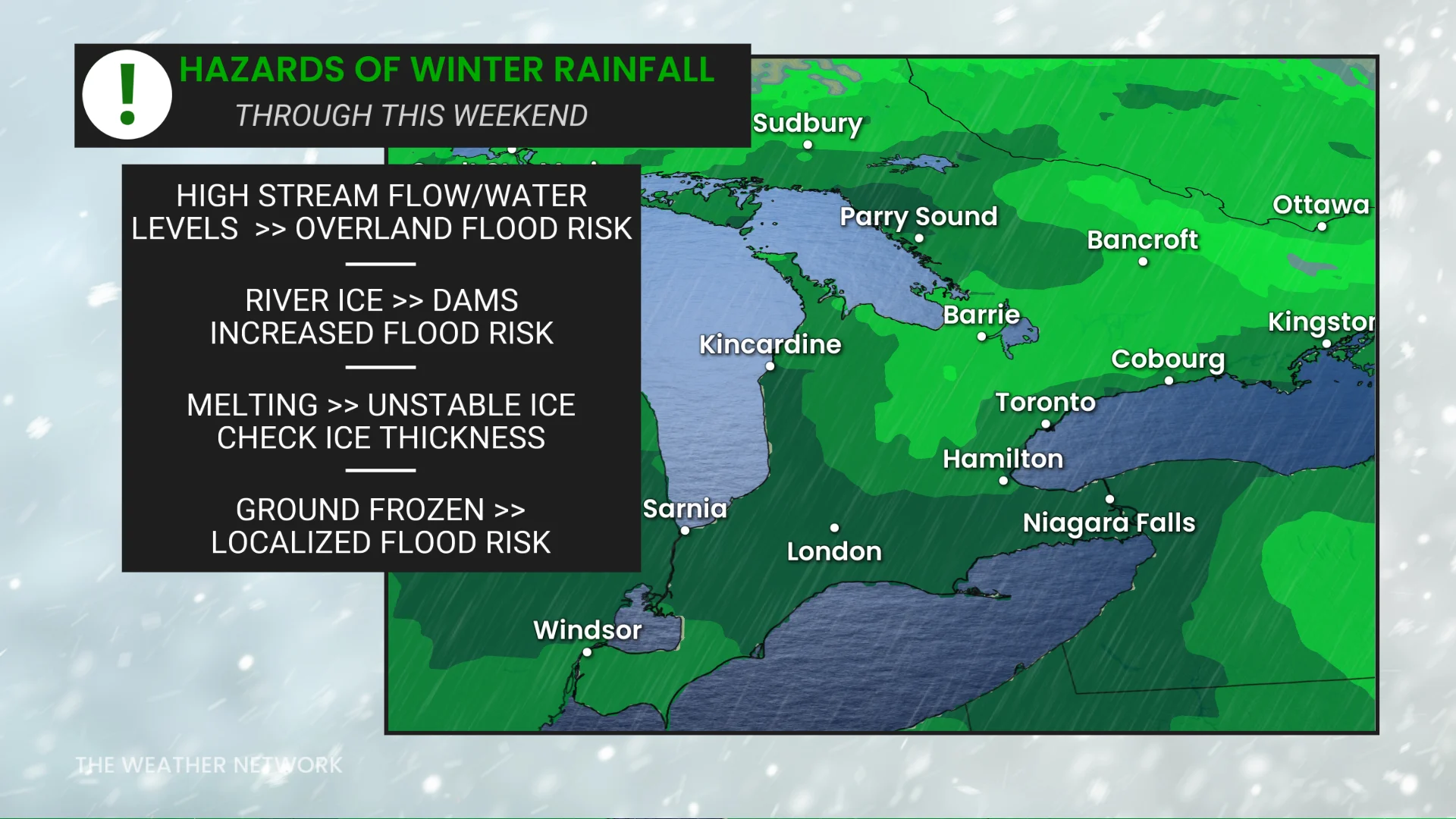 Hazards of January rainfall