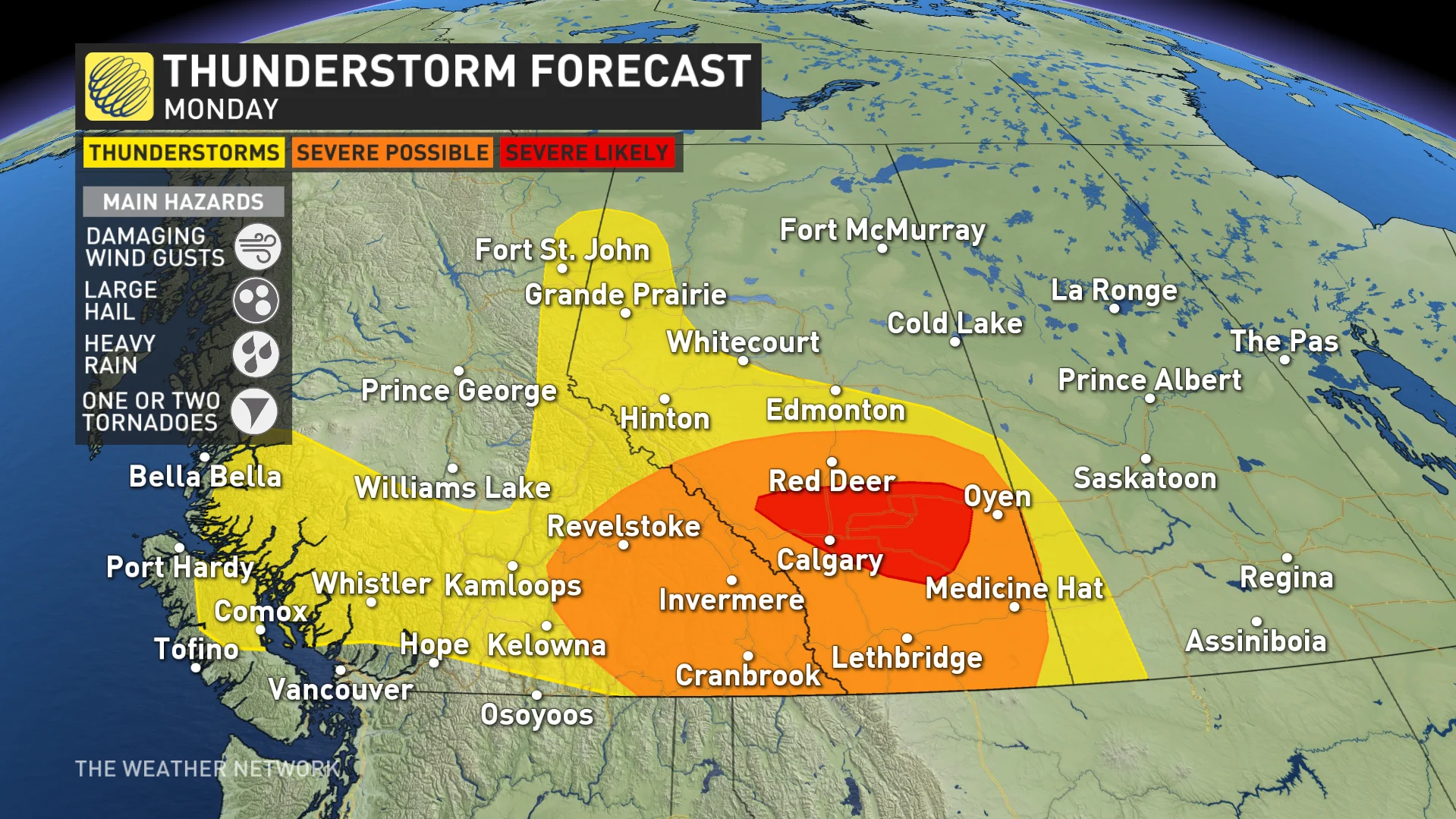 Alberta storm risk update August 5 2024