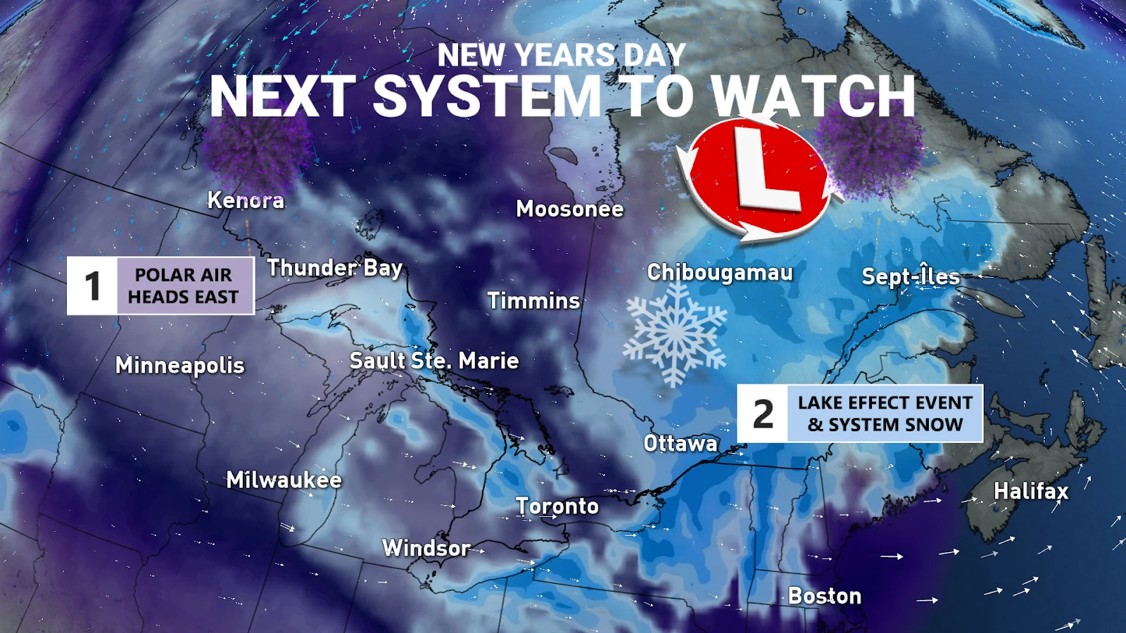 New Years Eastern Storm Potential