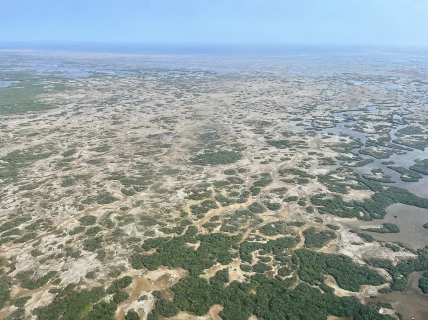 CBC: An aerial view of the tundra near the western boundary of Wapusk National Park. The park is mostly made up of wetlands. (Bartley Kives/CBC)