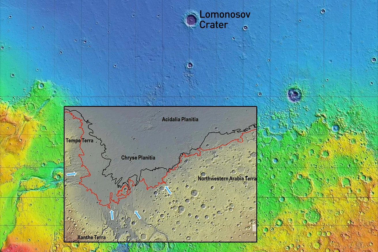 Mars-MOLA-w-Thumbprint-Terrain-insert-NASA-JPL-Caltech
