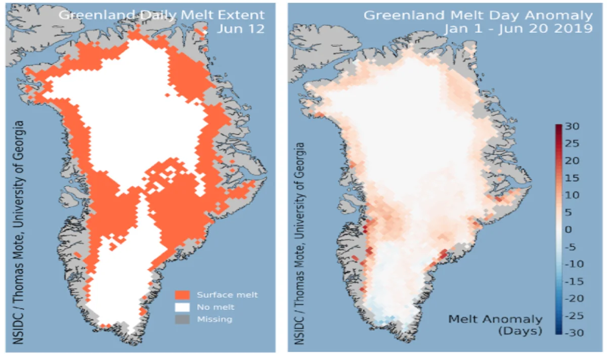 Pire fonte depuis 1950 au Groenland ?