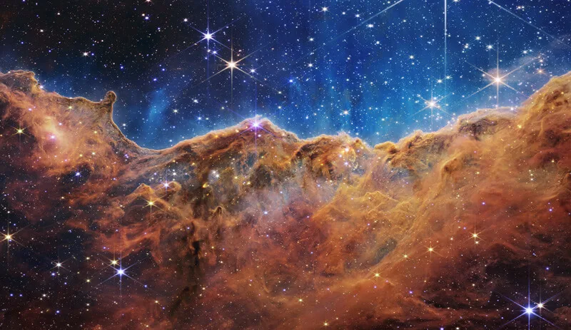 Carina Nebula Cosmic Cliffs - NIRCam Webb