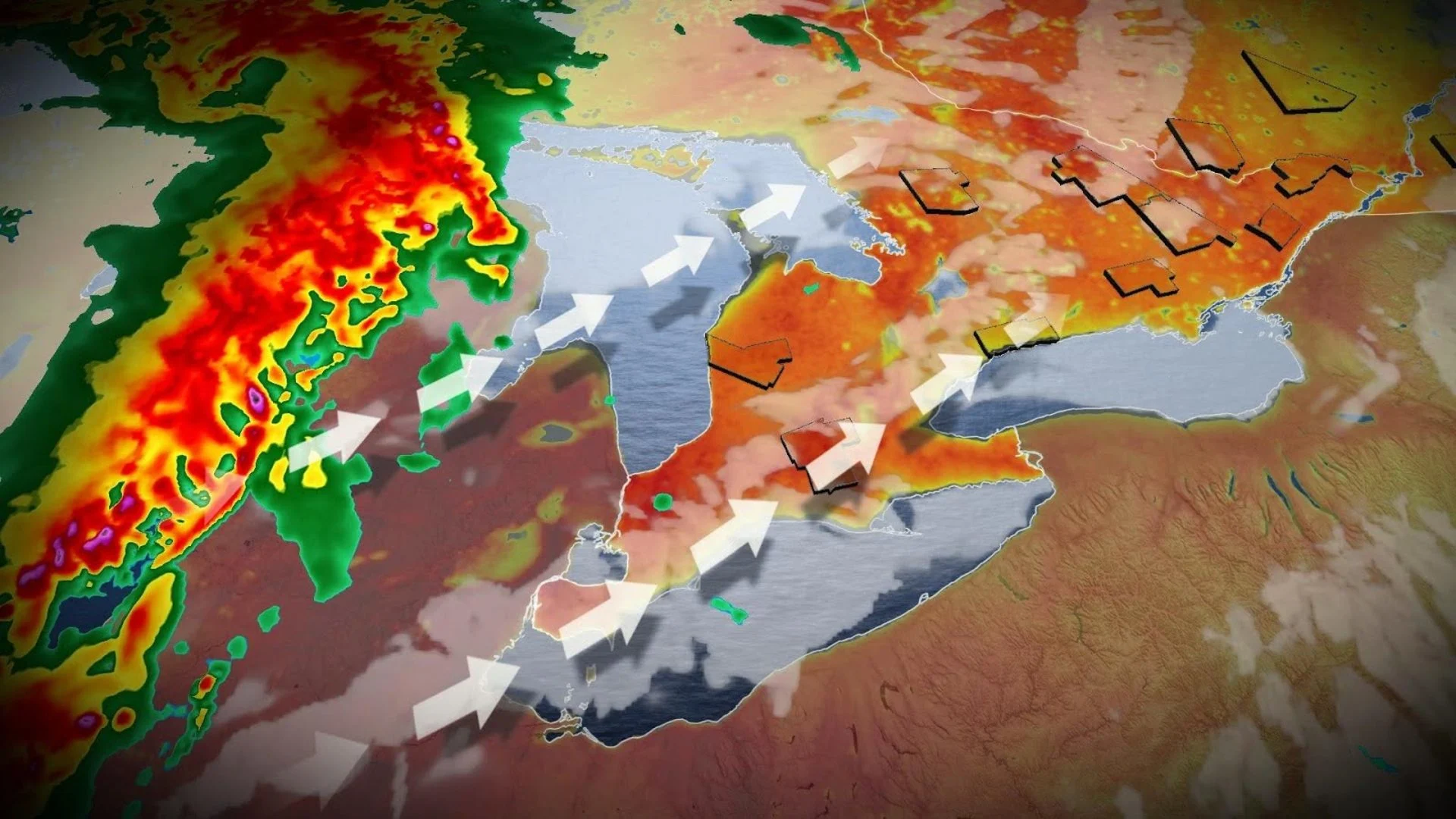 Get ready and stay alert: multiple rounds of storms will sweep Ontario the next few days. Timing and details you need, here