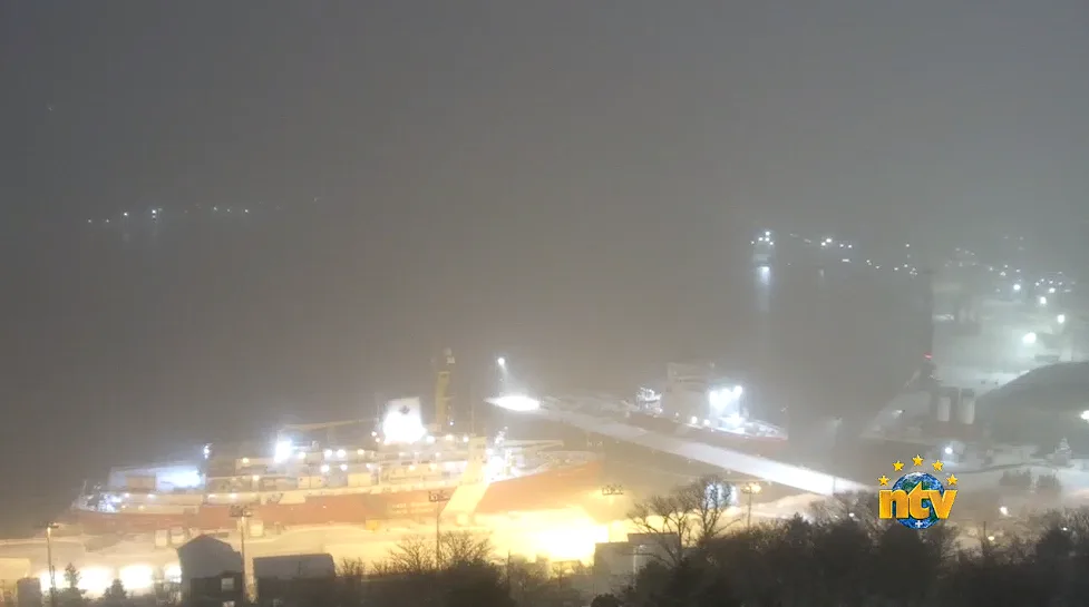 (NTV News) Webcam screenshot St. John-s Newfoundland blizzard January 5 2024