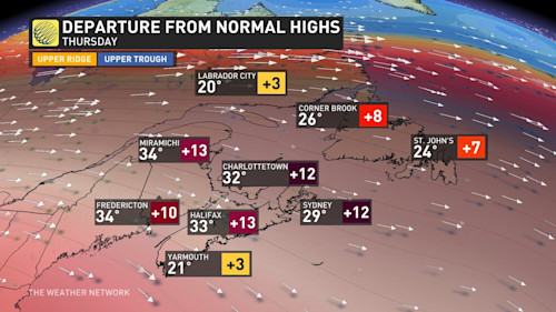 Intense heat and humidity set to infiltrate Atlantic Canada - The