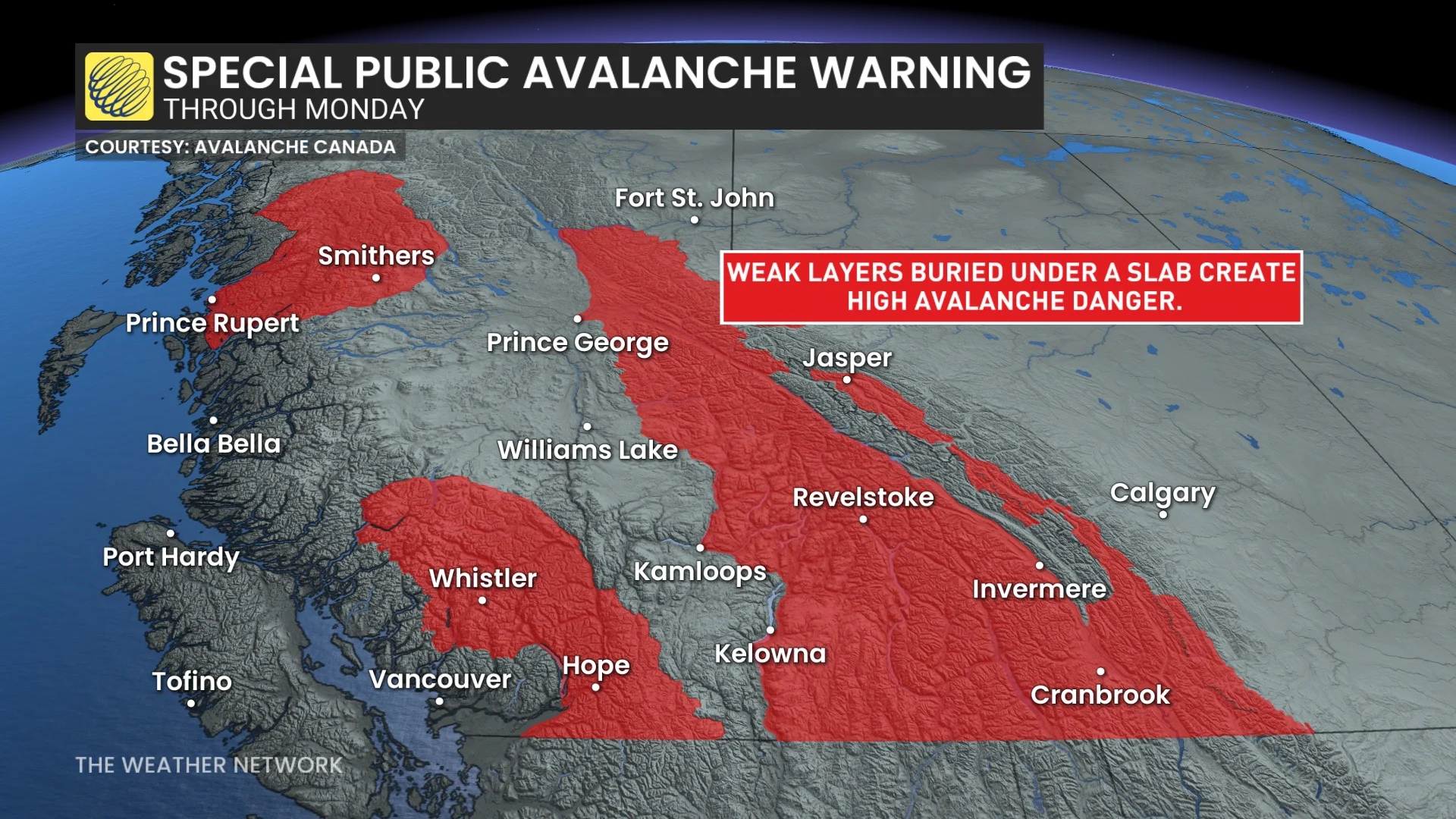 Special avalanche warning for B.C. and Alberta_March 1