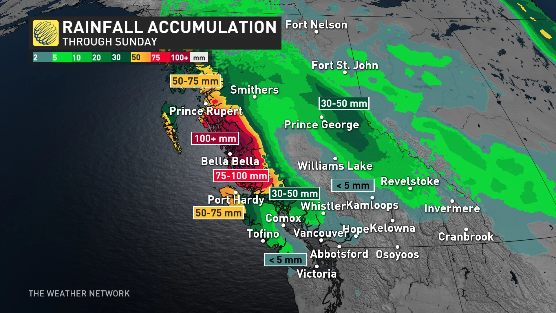 Baron - BC rain accumulations - Sept21