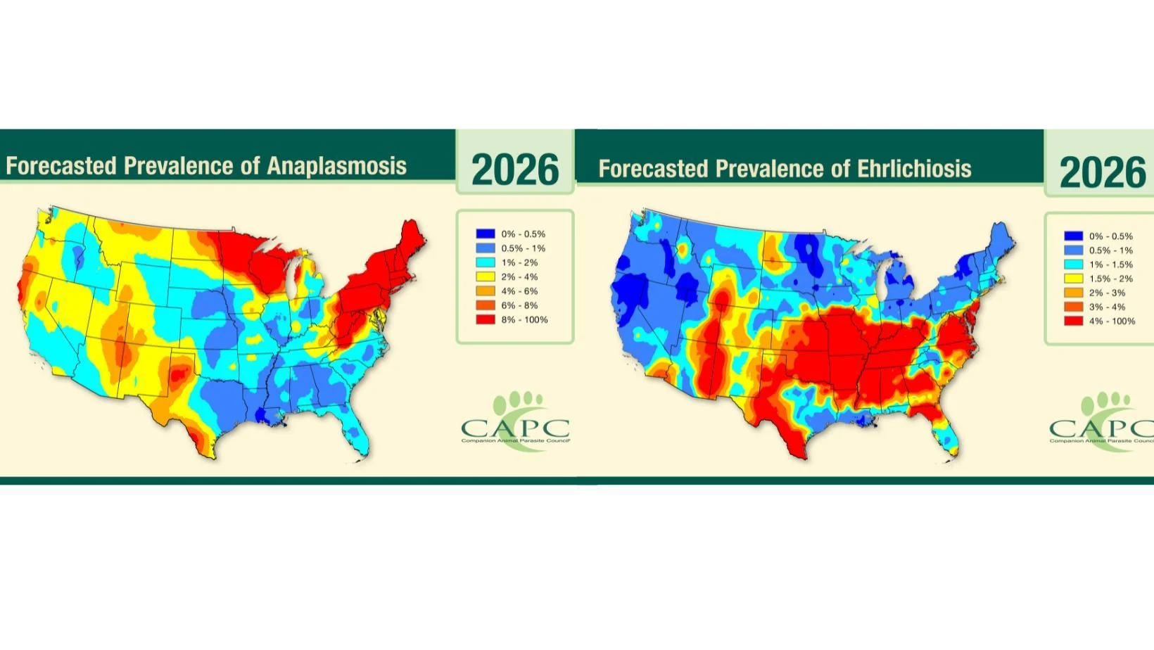 Tick-borne illness prediction map/USA-TODAY-NETWORK via Reuters