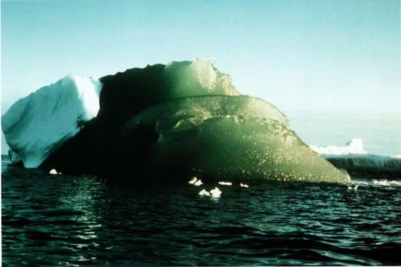 Des glaciers verts, ça existe !