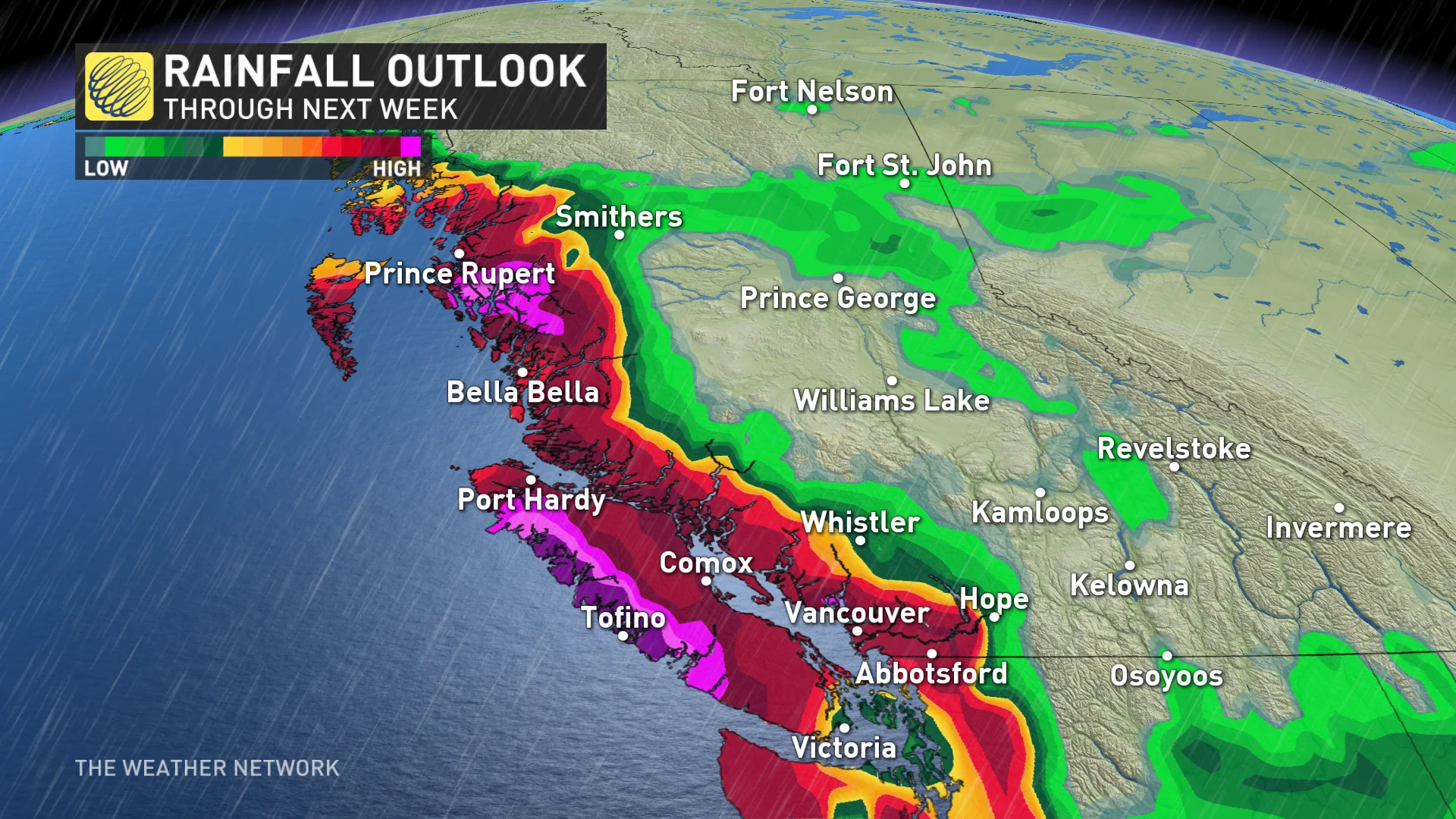 B.C. rainfall through next week_Nov. 6