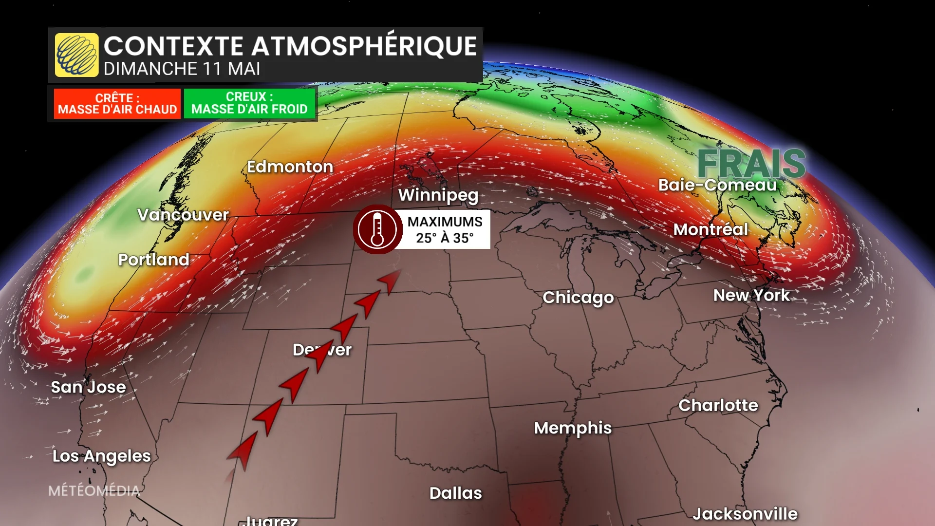 Vague de chaleur dans les Prairies canadiennes