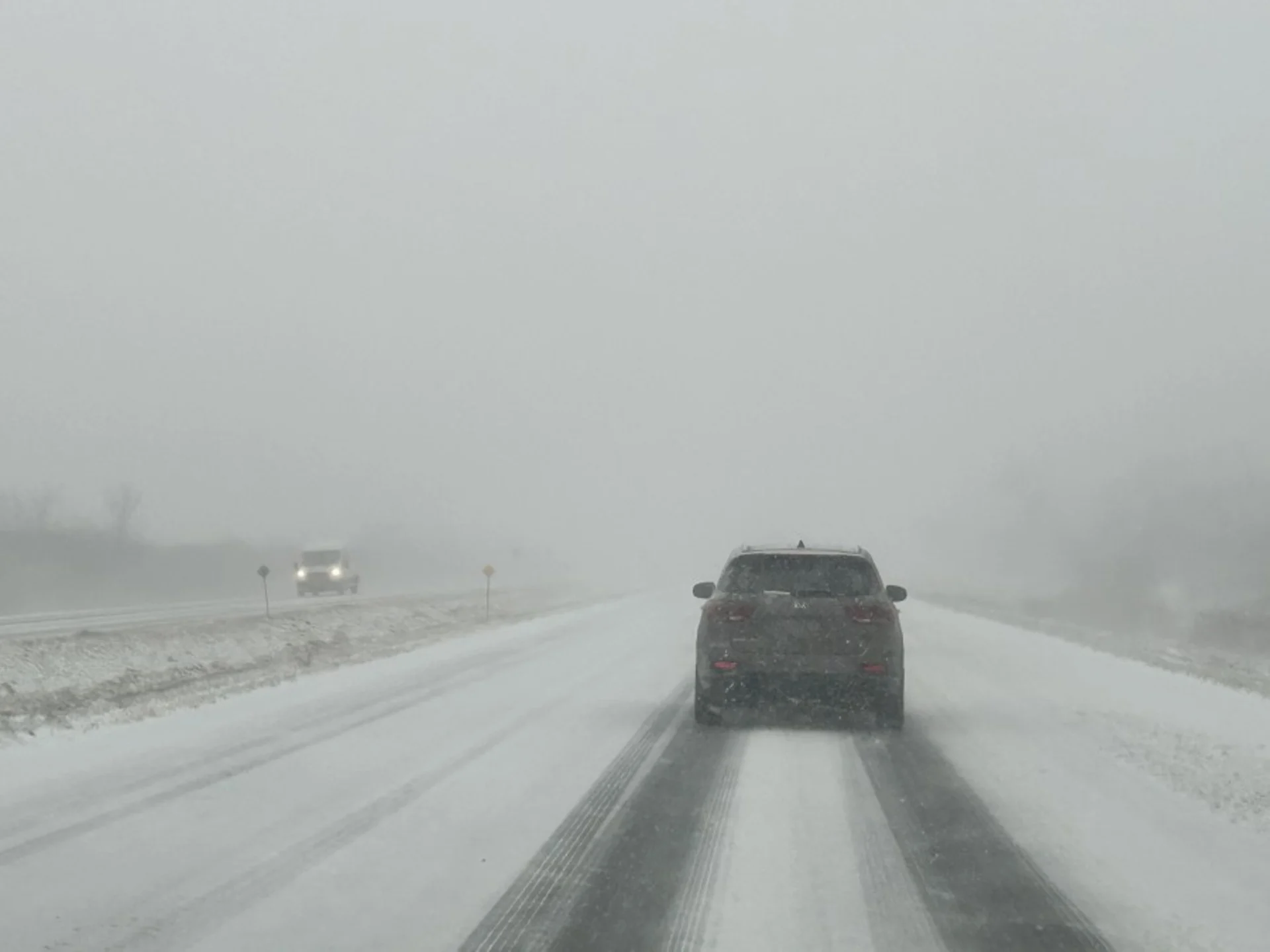 Mark Robinson: Winter driving, whiteout, blowing snow, snowstorm, winter tires