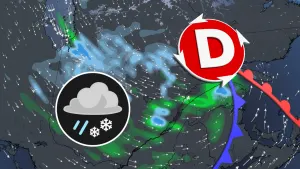 Pluie, neige et fortes rafales : voici le prochain système à surveiller