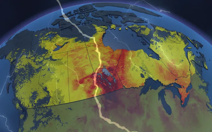 Nearly 35,000 lightning strikes hit this province in just days