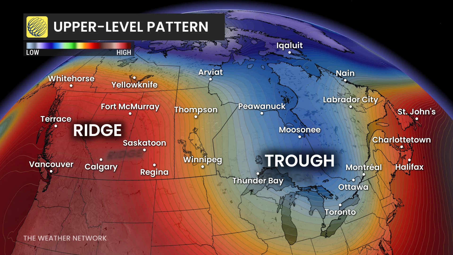Upper Level Pattern Ridge Trough Explainer