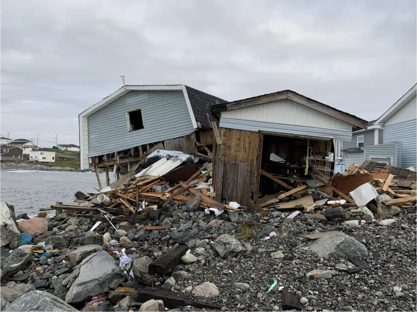 cbc: Some residents of Port aux Basques continue to wait for final results of their home assessment process, says Maj. David Harvey of the Salvation Army. (Malone Mullin/CBC)