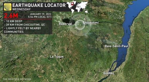 Earthquake Quebec