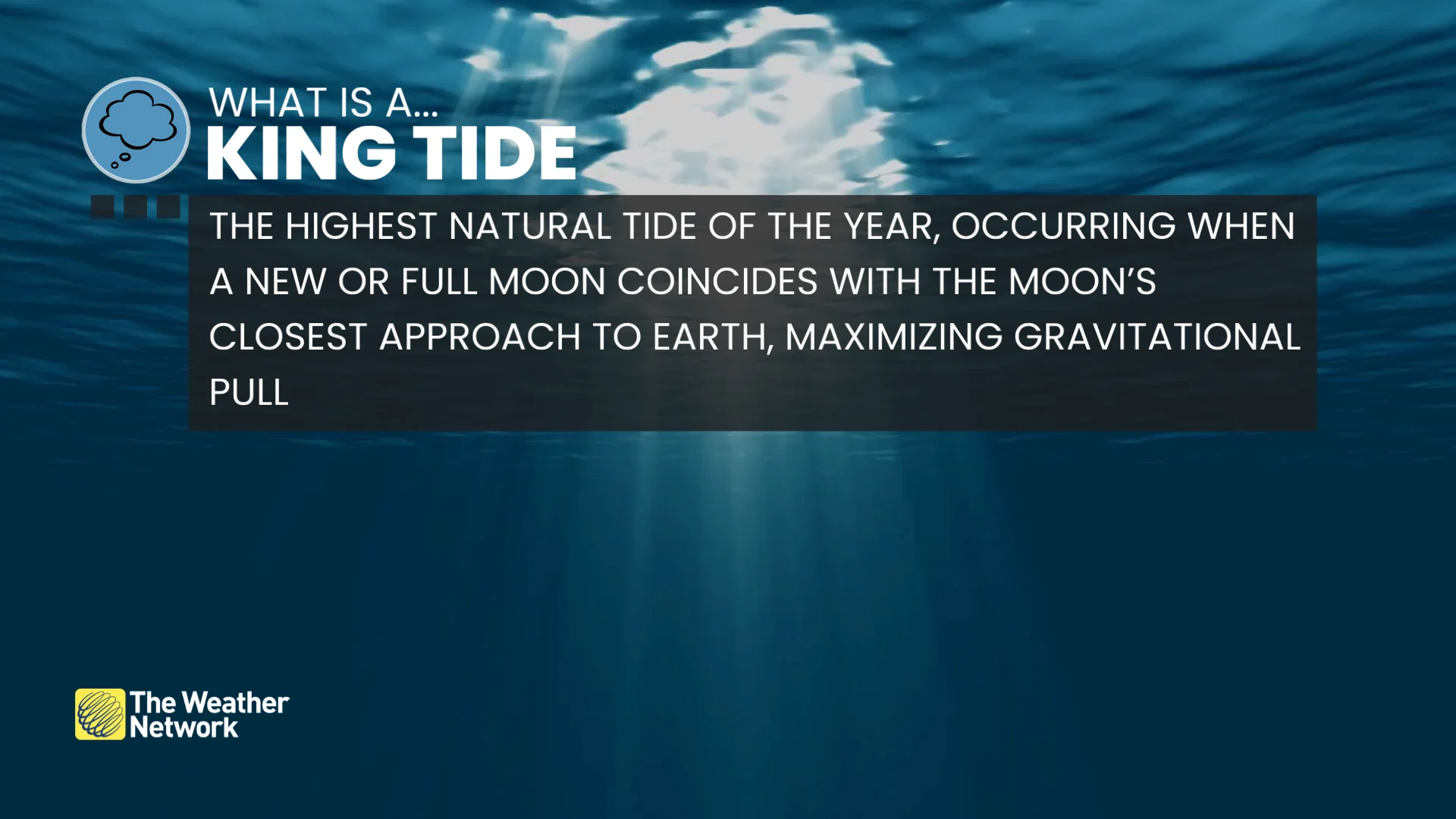 What is a king tide? Explainer