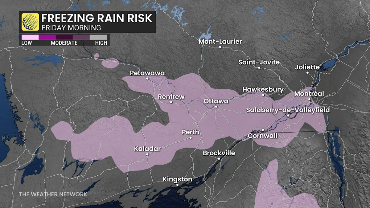 Freezing rain could affect Ottawa area travel early Friday - The ...