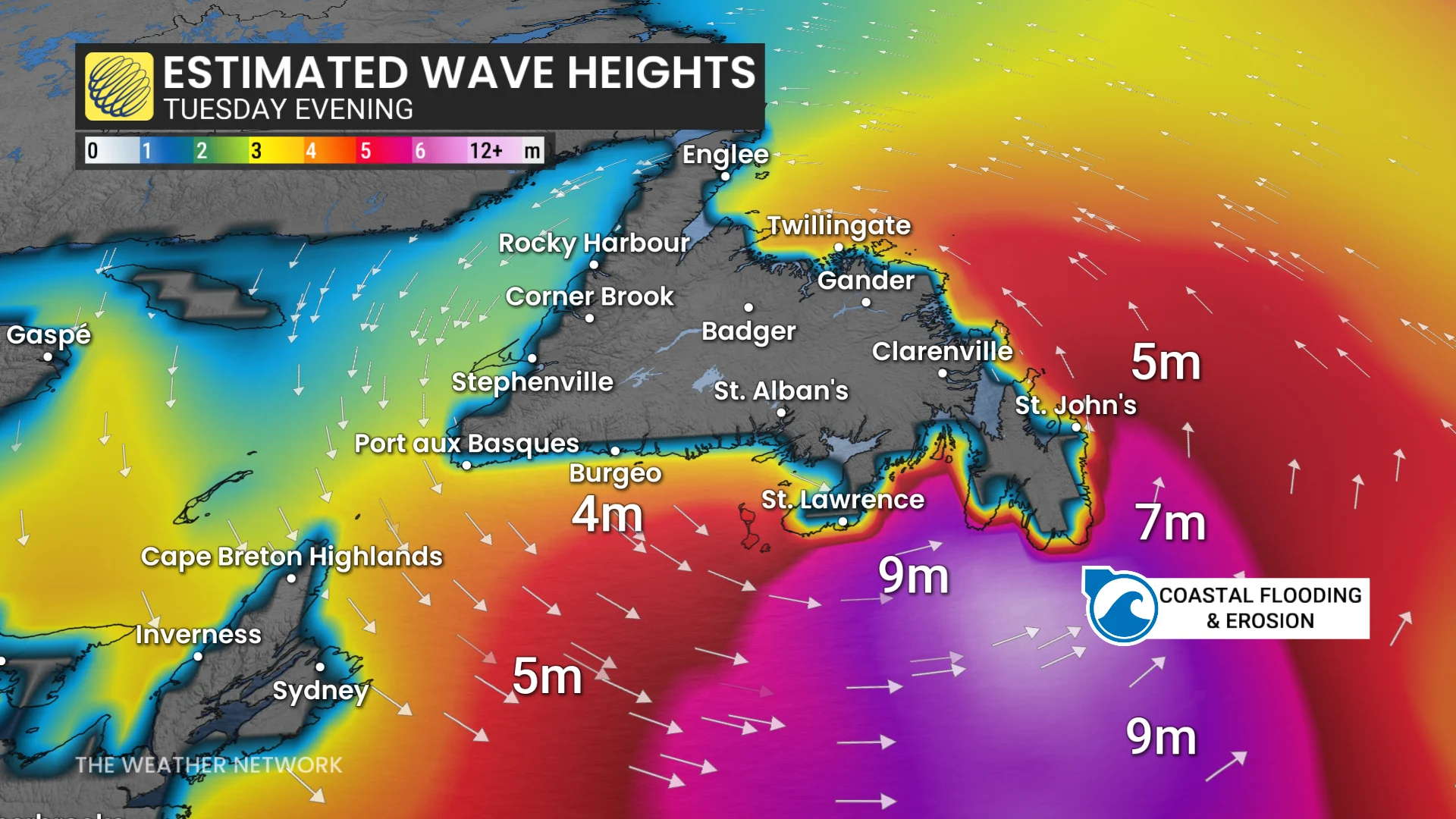 Baron - Atlantic Canada wave heights - Nov4