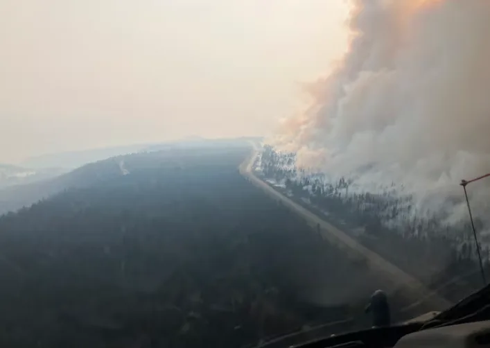 BC Wildfire Service - Pear Lake fire - July 29