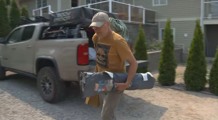 CBC - Summerland fire evacuee